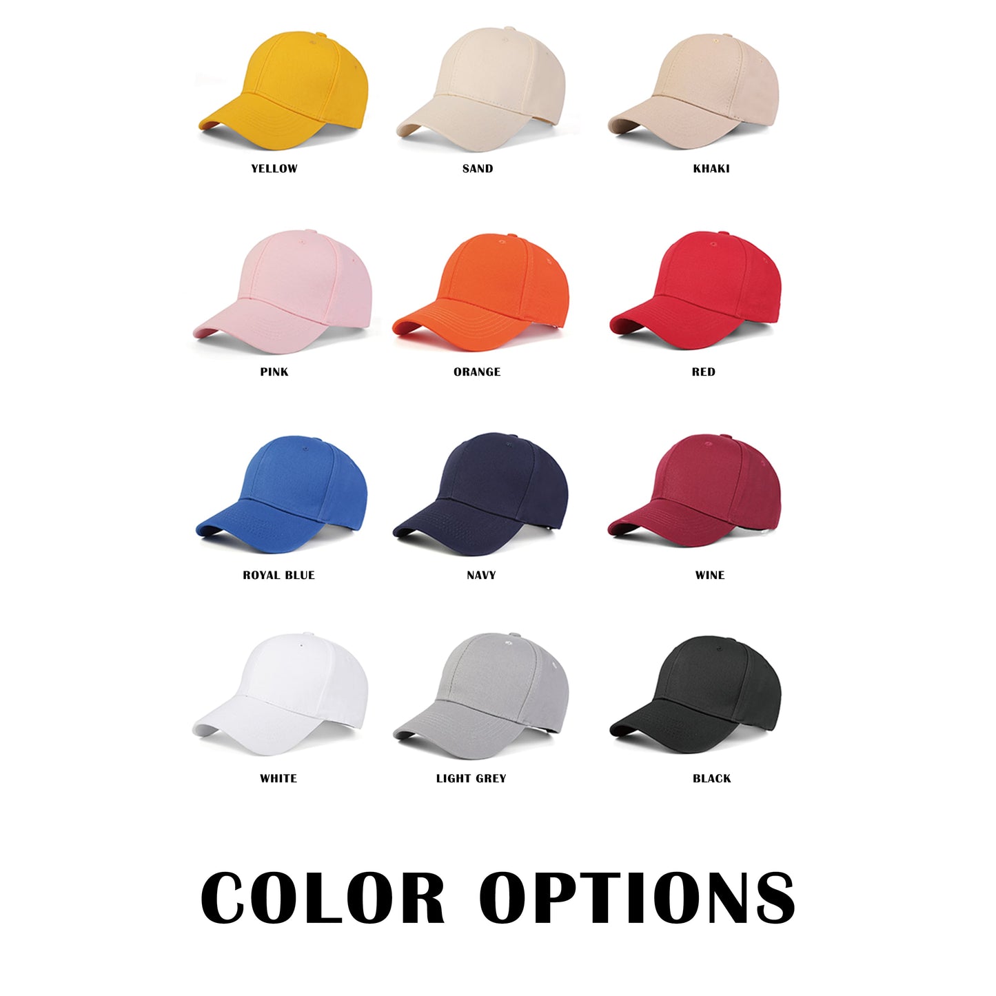 Wholesale Custom Baseball Hat/Cotton