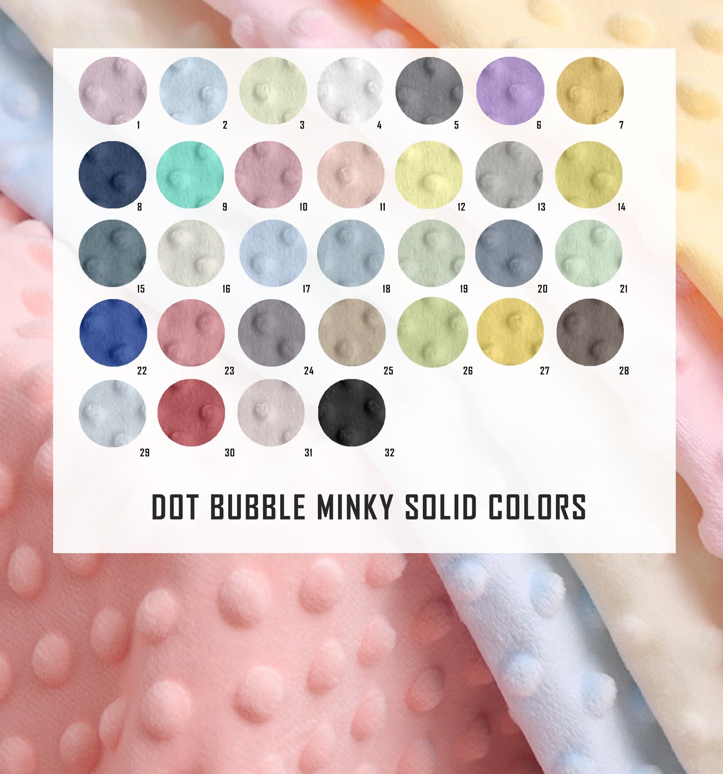 Custom Bamboo Minky Blankets 50x50