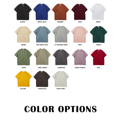 Wholesale Custom Oversize T-shirts/280 GSM