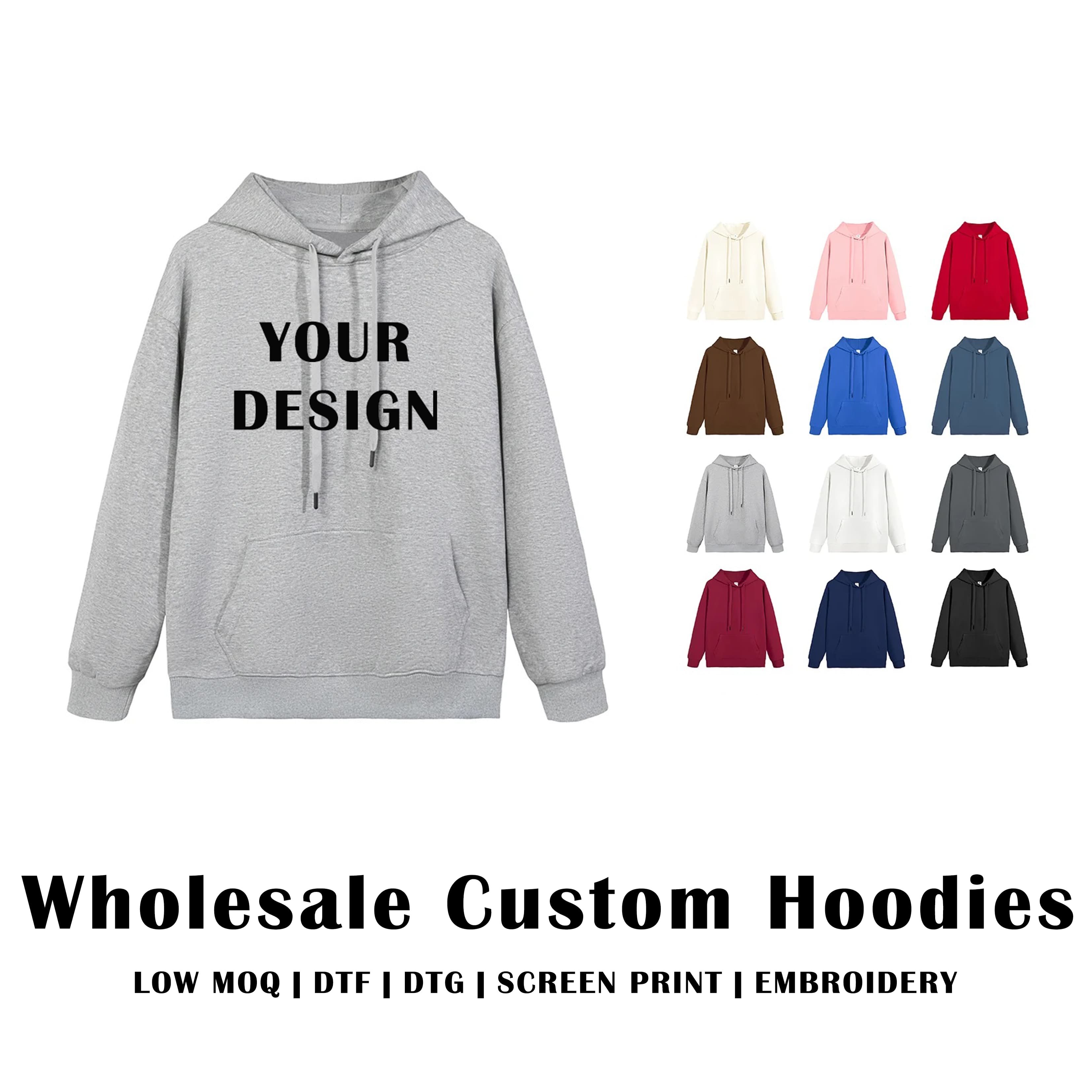 Wholesale Custom Hoodies / 320 GSM Adults & Kids – BLUE SEA CLOTHING