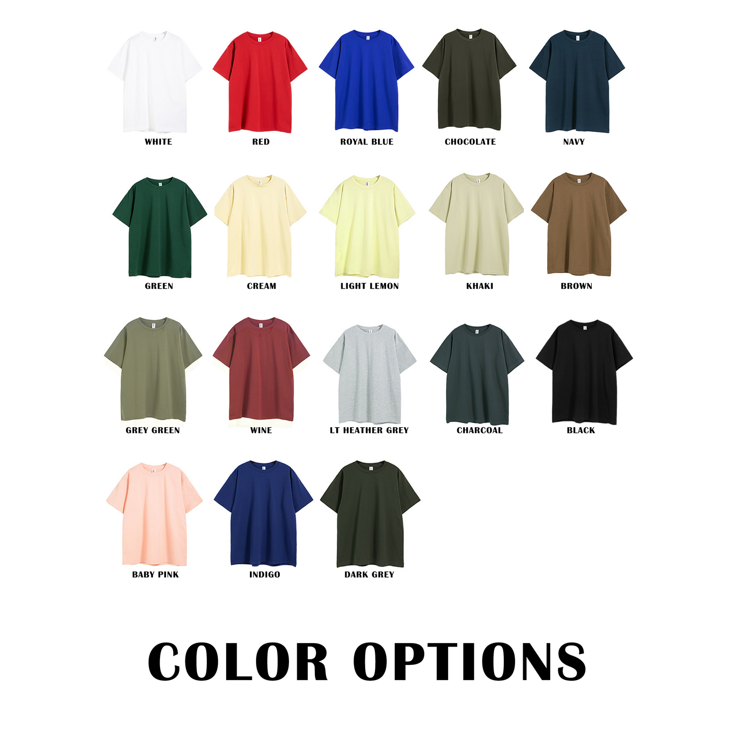 Wholesale Custom Oversize T-shirts/240 GSM