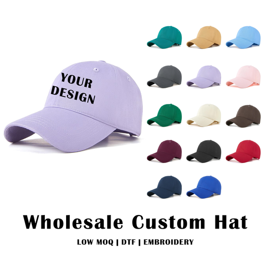 Wholesale Custom Soft Baseball Hat/Cotton