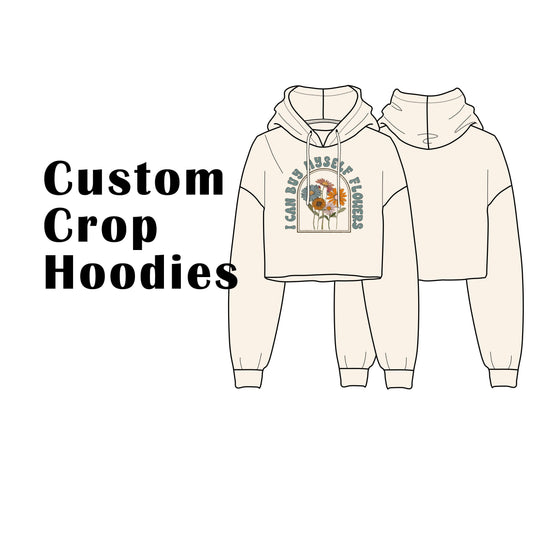 Custom Crop Hoodies