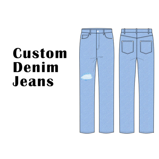 Custom Denim Basic 5 Pocket Jeans