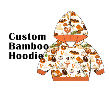 Custom Bamboo Cotton Blend French Terry Hoodie