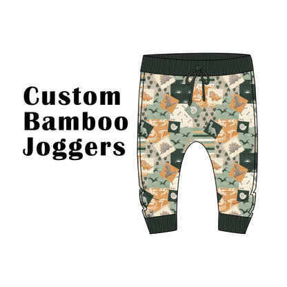 Custom Bamboo Cotton Blend French Terry Joggers