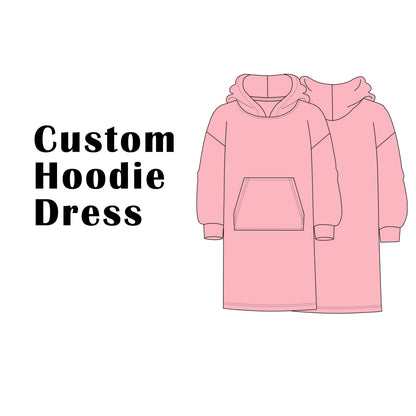 Custom Hoody Dresses BLUE SEA CLOTHING Custom Hoody Dresses BLUE SEA CLOTHING