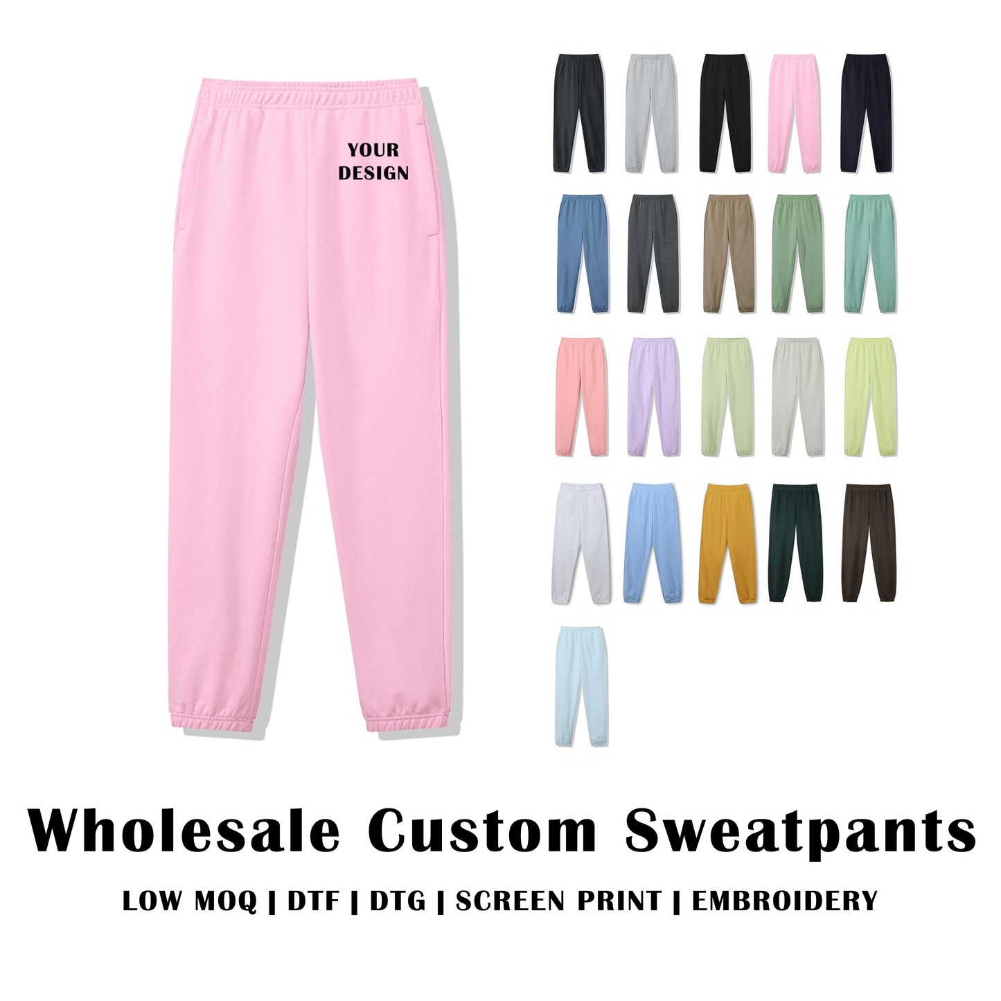 Wholesale Custom Sweatpants/320 GSM