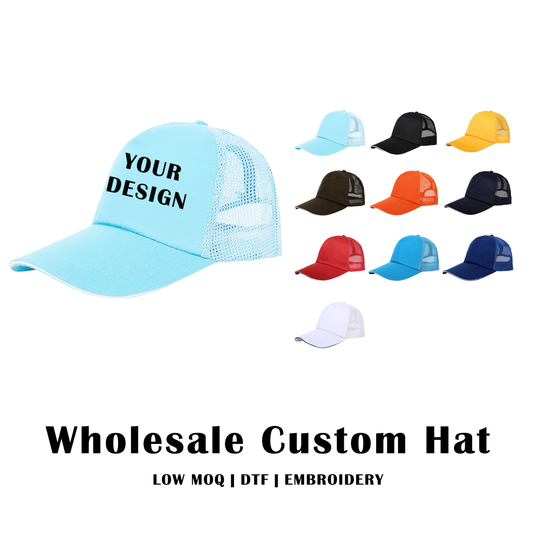 Wholesale Custom Mesh Hat/Cotton Polyester Blend