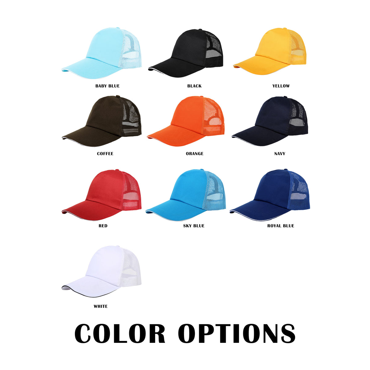 Hat Mesh Sample Wholesale Custom Mesh Hat/Cotton Polyester Blend – BLUE SEA CLOTHING