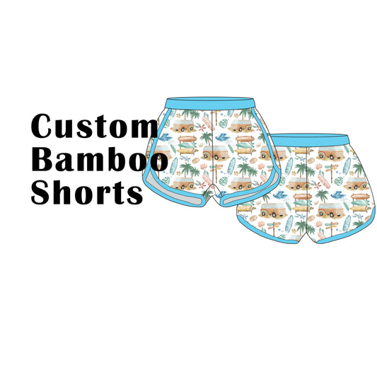 Custom Bamboo Viscose Binding Shorts