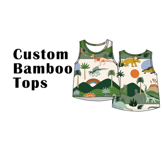Custom Bamboo Viscose Tank Tops