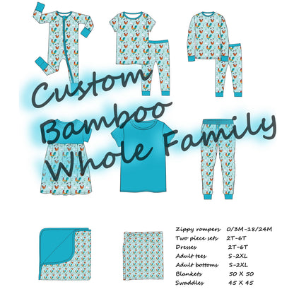 Custom Bamboo Viscose Whole Family Bundle